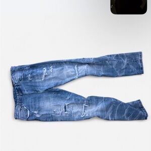 Men's Stylish Blue Ripped Jeans